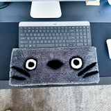 Totoro Grey Spirit Keyboard Rug