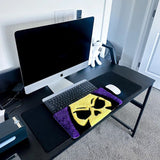 Skeleton-Inspired Keyboard Rug