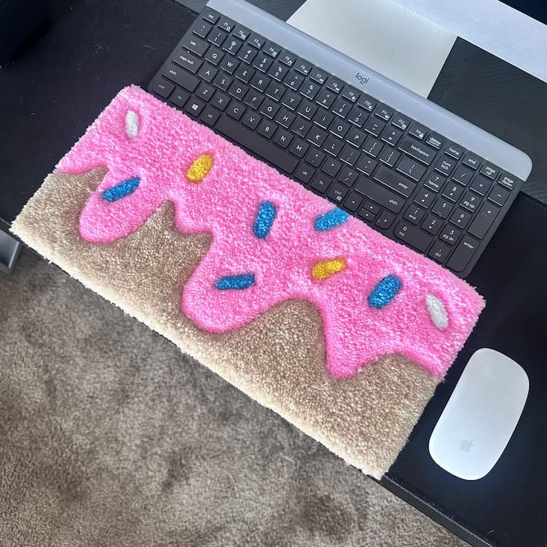 Sprinkle Rug Sprinkle Donut-Inspired Handmade Rug – Mayur Rugs