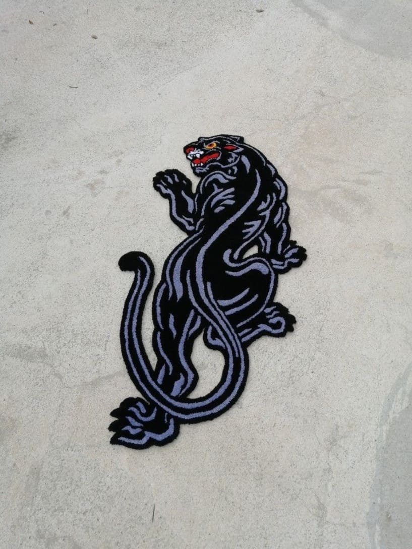 Black Panther Crawl Rug