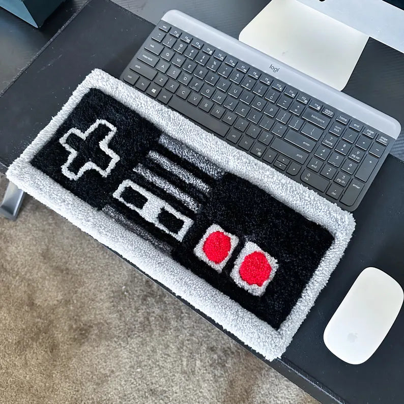 Gaming Console-Inspired Keyboard Rug