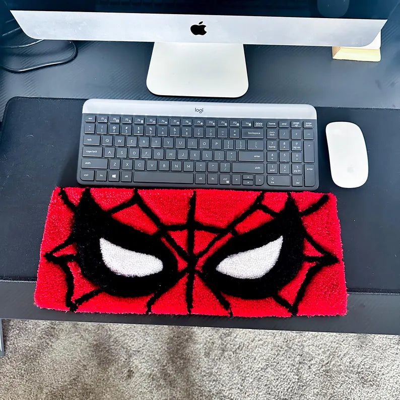 Spider-Man-Inspired Keyboard Rug – Mayur Rugs
