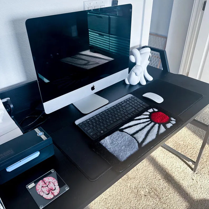 Demon Slayer-Inspired Keyboard Rug