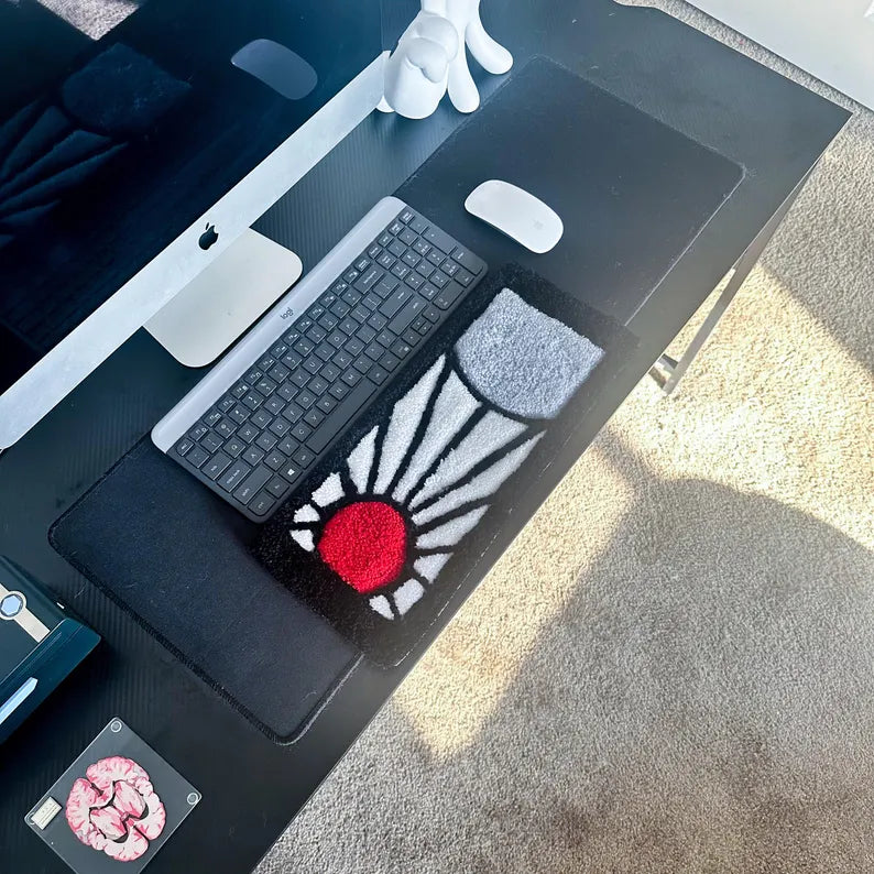Demon Slayer-Inspired Keyboard Rug