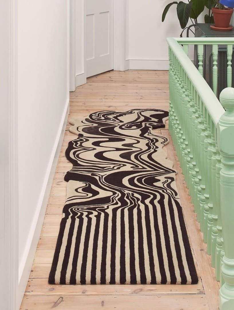 Melting Drip Runner Rug