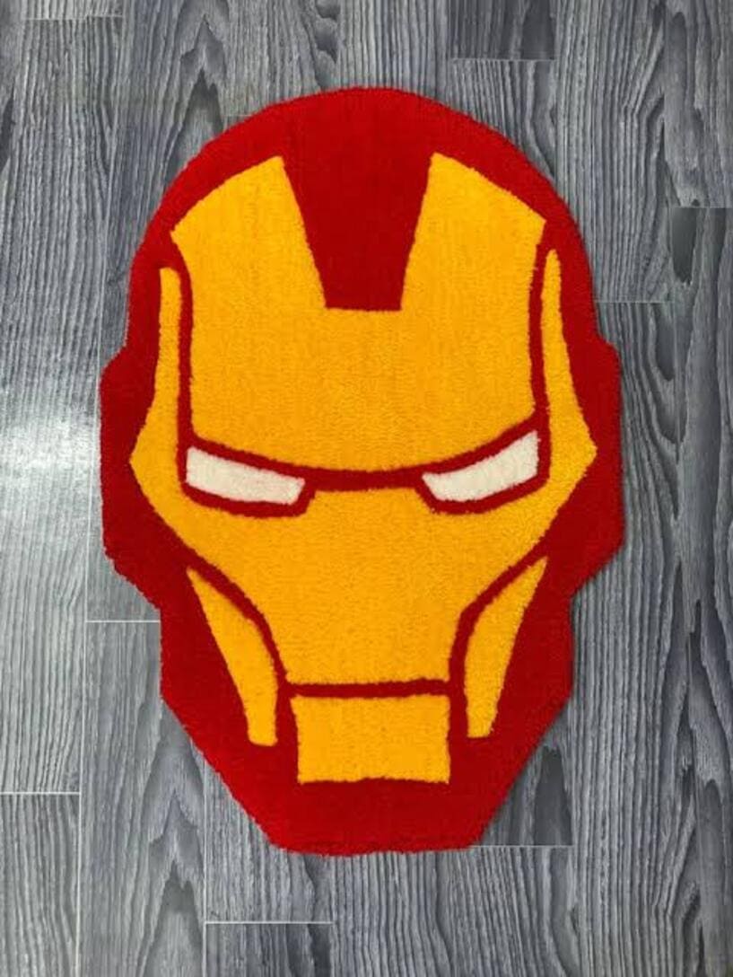 Iron Man Face Rug