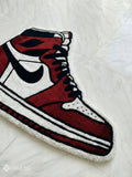 Jordan 1 Chicago-Inspired Handmade Rug