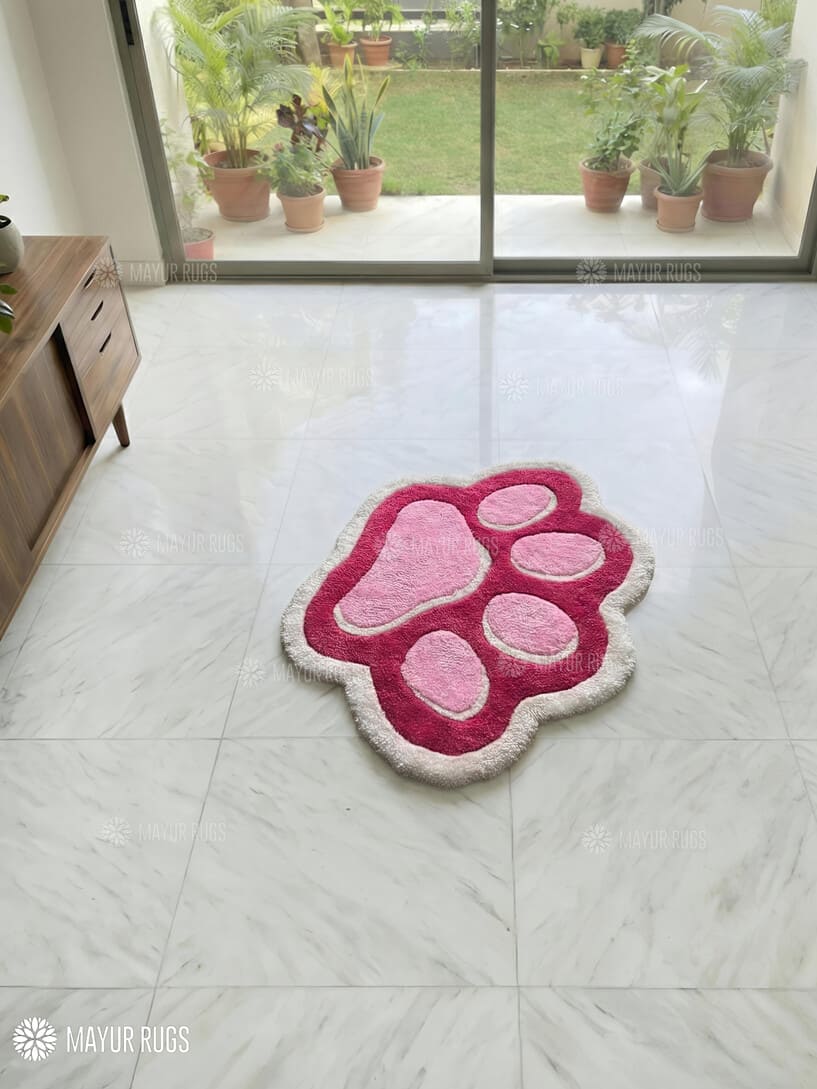 Cat Paw Handtufted Rug