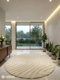 Modern Oval Wool Handtufted Custom Rug