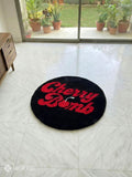 Cherry Bomb Inspired handtufted rug by Mayur Rugs