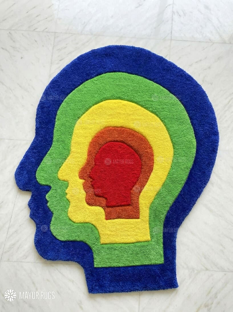 Tame Impala–Inspired Thermal Mind Rug