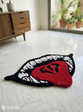 Sukuna tufting art hand-tufted wool rug with dark anime aesthetic design by Mayur Rugs