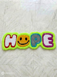Hope Smiley Inspirational Statement Rug