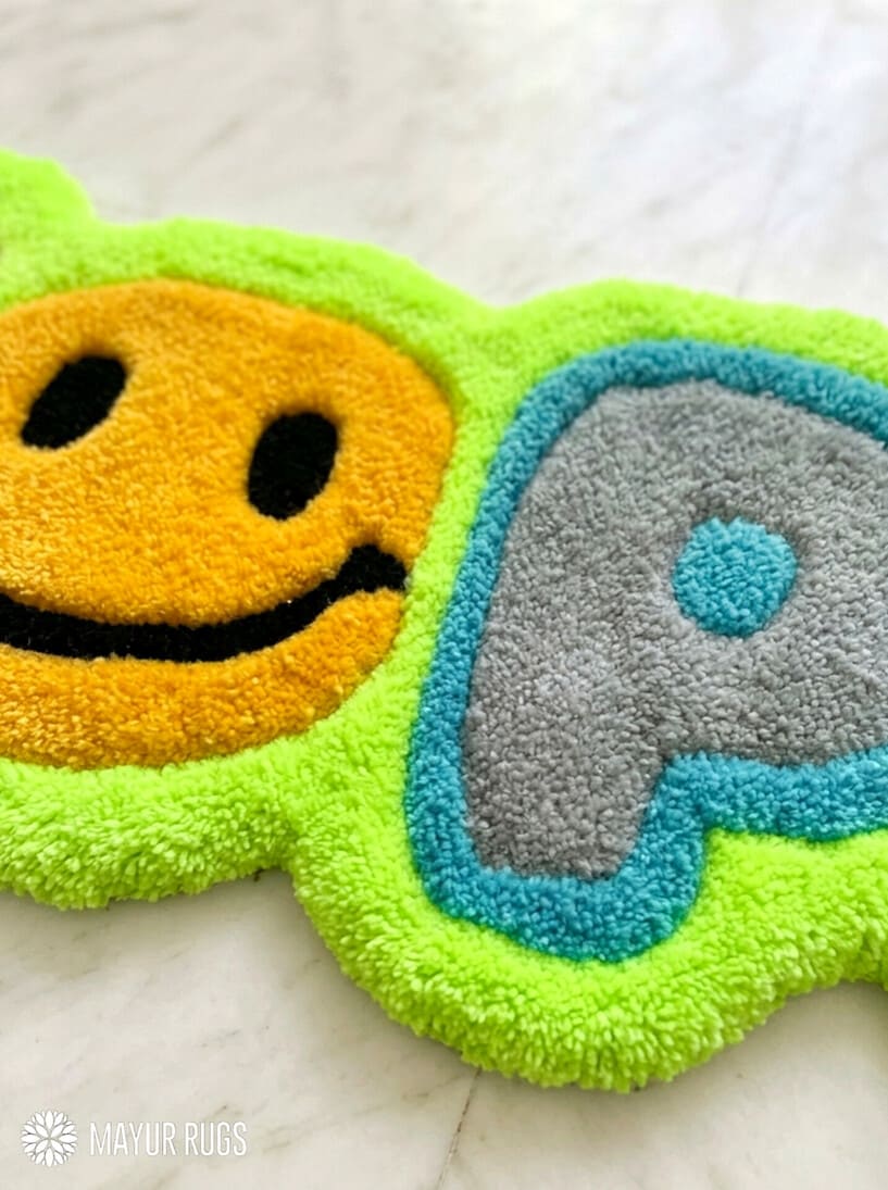 Hope Smiley Inspirational Statement Rug