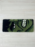 HULK keyboard hand-tufted wool rug with superhero gaming setup aesthetic design by Mayur Rugs