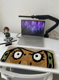 Usopp Inspired One Piece custom keyboard rug handmade with premium tufted wool for anime gaming desk setup by Mayur Rugs