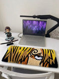 Sanji One Piece Inspired anime keyboard rug with cinematic manga eye aesthetic by Mayur Rugs