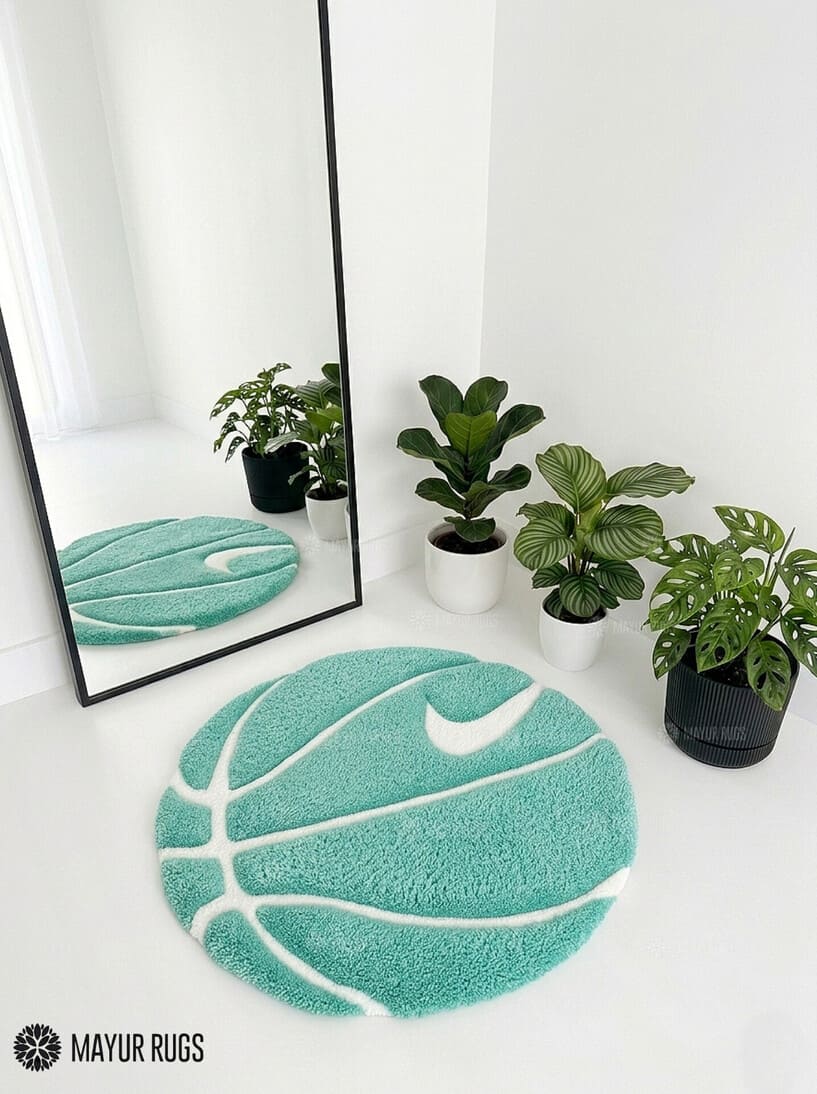 Basketball Custom Rug – Sports Hand-Tufted Rug