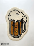 Beer Glass Hand-Tufted Rug – Pub & Bar Décor