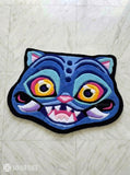 KPop Demon Hunters Derpy Tiger hand tufted wool rug featuring the cute animated tiger character by Mayur Rugs.