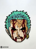 Zoro Inspired One Piece Hand-Tufted Anime Rug