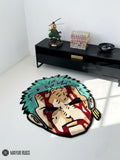 Zoro Inspired One Piece Hand-Tufted Anime Rug