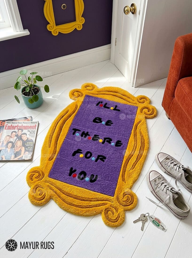 Friends Inspired Hand-Tufted Custom Rug