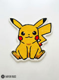 Pikachu Inspired Pokemon Anime Handtufted Rug