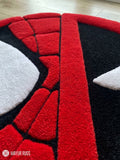 Spider x Deadpool Fan Art 3D Hand-Tufted Custom Rug