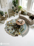 Organic Pebble Flow High-Low Hand-Tufted Area Rug