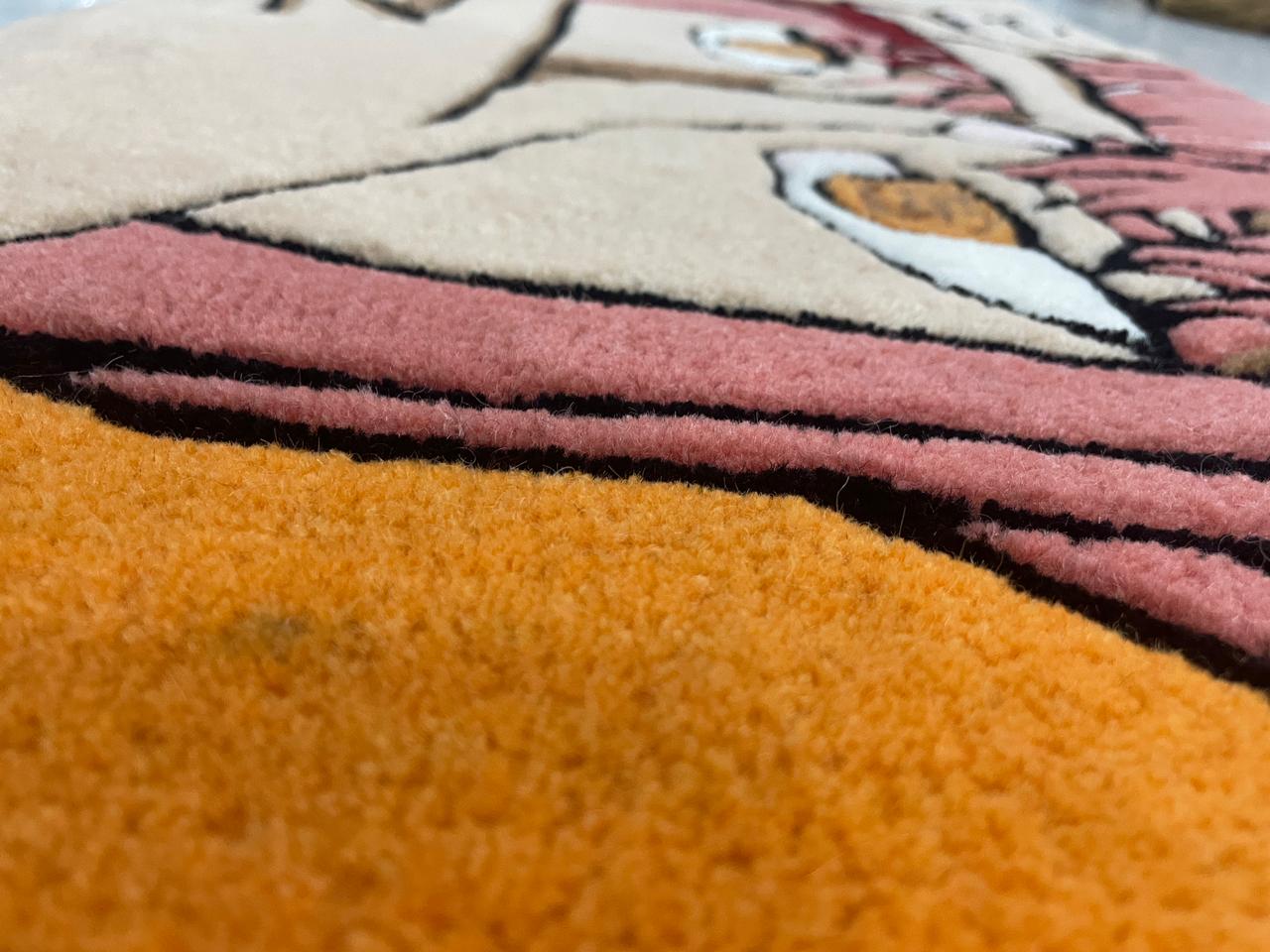 Makima-Inspired Handmade Rug