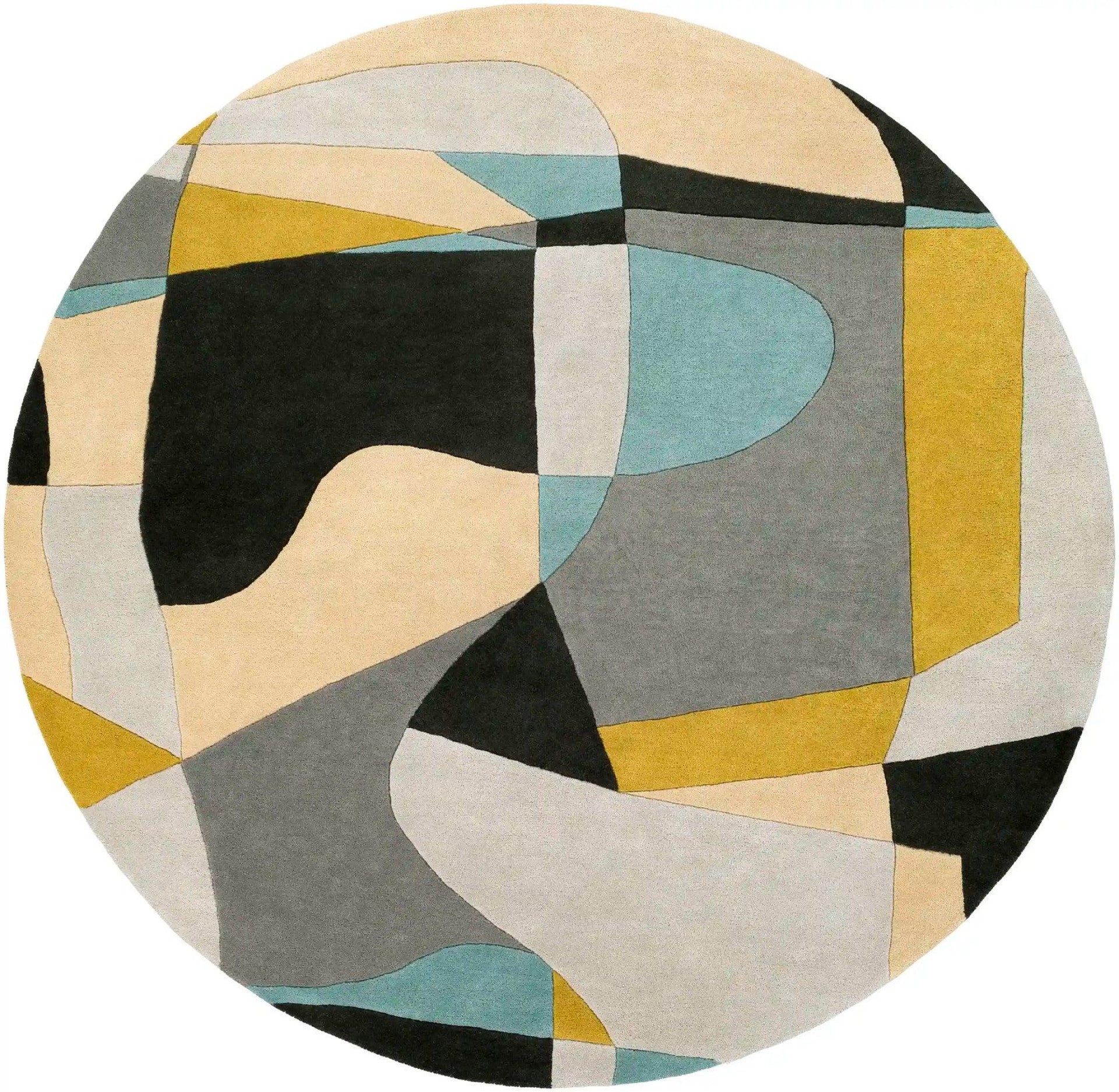 Hand-Tufted Modern Art Wool Rug