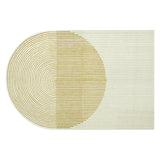 Hand-Tufted Geometric Pattern Wool Rug