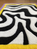 Modern Abstract Hand-Tufted Wool Rug
