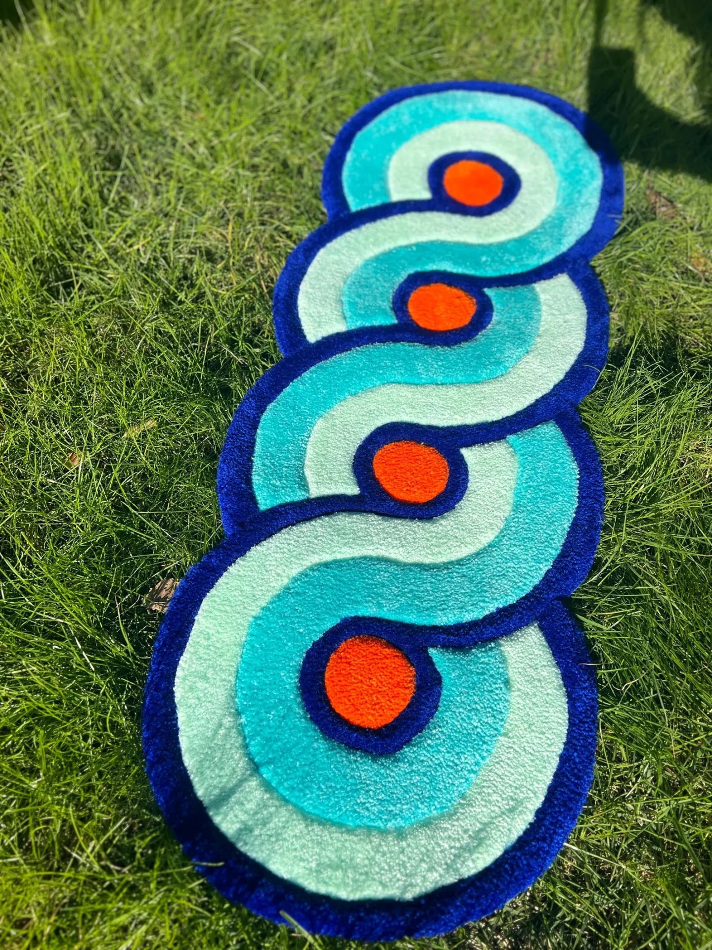 Multicolored Modern Abstract Handmade Rug